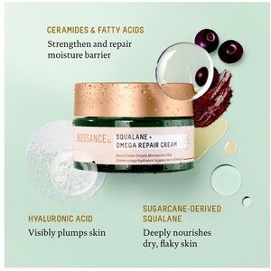 ⭐️2/60$⭐️🎄🎄NIB Biossance Squalane & Omega Repair Cream